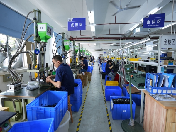 Injection molding area